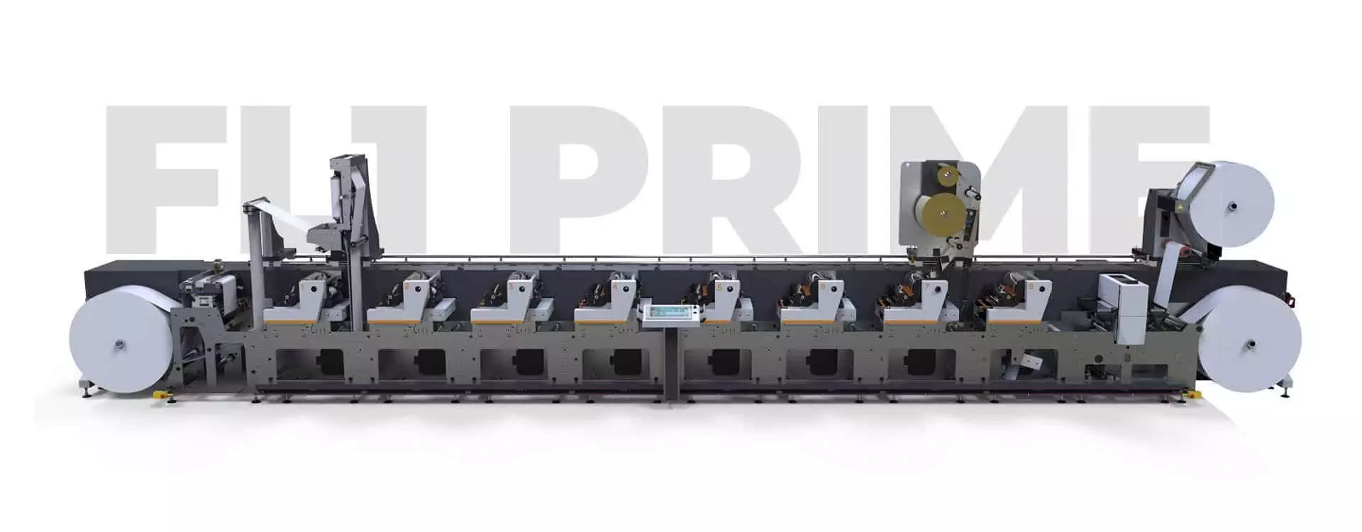 Máquina de impresión flexográfica de etiquetas