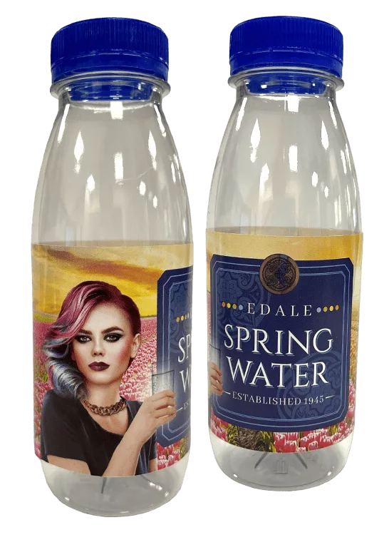 Water bottle label